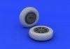 Eduard 632052 F4U-1 wheels diamond pattern 1/32 Tamiya